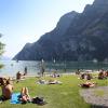 In Riva del Garda kann man gut baden. Doch ein Strandabschnitt wurde zwischenzeitlich gesperrt.