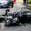 In Königsbrunn hat es am Karfreitag einen Unfall gegeben, bei dem sich eine 39-jährige Motorradfahrerin schwer verletzte.