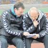 Man darf gespannt sein, welche Taktik Trainer Robert Walch und Co-Trainer Gerhard Hildmann (von links) vom TSV Gersthofen für das Heimspiel gegen den Tabellenvierten VfL Frohnlach aushecken. 