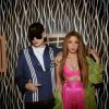 Der argentinische DJ und Musikproduzent Bizarrap und die kolumbianische Sängerin Shakira am Rande der Dreharbeiten zu ihrem neuen Song.