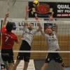 Wie im Hinspiel gab es für die Friedberger Volleyballer (weiße Trikots) auch im Rückspiel in Jena eine Niederlage. 