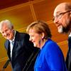 Horst Seehofer, Angela Merkel und Martin Schulz: Die Spitzen von CSU, CDU und SPD haben sich bei den Gesprächen geeinigt und möchten Koalitionsverhandlungen aufnehmen.