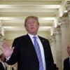 US-Präsident Donald Trump kommt zu einem Treffen auf dem Capitol Hill um im Kongress über Einwanderungspolitik zu sprechen.