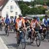 Die BR-Radltour macht Mittagspause in Bad Wörishofen.