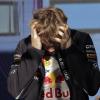 Zum Haareraufen: Formel-1-Weltmeister Sebastian Vettel kann mit den bisherigen Tests seines Red Bull Teams nicht zufrieden sein.