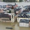 Hochwasser in Passau: Das Wasser stieg 12,50 Meter hoch und überschritt damit die Marke von 12,20 Metern aus dem Jahr 1954.