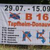 Die Bundesstraße 16 wird ab Montag zwischen Tapfheim und dem Hubschrauberkreisverkehr in Donauwörth wegen einer Baustelle komplett gesperrt.