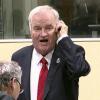 "Lüge! Lüge!" schreit der serbische Ex-General Mladic bei der Urteilsverkündung.