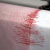 Seismograph einer Erdbebenwarte. 