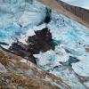 Der Gletscher in der Marmolada-Kette in den italienischen Alpen, von dem am Sonntag ein großes Stück abgebrochen ist.