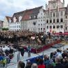 Anlässlich des Ruethenfestes wurden auf dem Landsberger Hauptplatz die Carmina Burana aufgeführt.