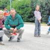 Viel Spaß hatten die Kinder bei den Rotter Stockschützen. 