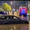 Die Autounterführung am Österreichischen Platz in Stuttgart ist überflutet.