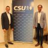 Neuer Vorsitzender der CSU Jettingen-Scheppach ist Christian Weng (links). Bei der Ortsverbandssitzung war auch Bundestagskandidat Alexander Engelhard zu Gast. 