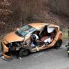 Der Wagen der 19-Jährigen musste wie der Lkw auch nach dem Unfall bei Blaustein abgeschleppt werden.