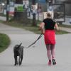 Die Polizei sucht eine Frau, die mit ihrem Hund joggen war, 