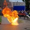 Vorführungen aus dem Leistungsspektrum der Feuerwehr gehören zu den traditionellen Aktionen auf einem Feuerwehrfest.