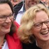 Ein Duo für die SPD: Andrea Nahles (links) und Natascha Kohnen.