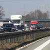 Die erste Sanierung auf der Autobahn ist fast fertig.