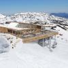 Die Bergstation Hahnenköpfle am Ifen - hier gehen im Winter die modernen Bergbahnen Ifen I und Ifen II an den Start. 