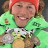 Laura Dahlmeier räumte bei der Biathlon-WM 2016 fünf Medaillen ab.