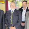 Gastredner in Rehling war Abgeordneter Dr. Max Lehmer (Zweiter von links), hier mit (von links) Paul Sedlmair, Peter Bürle und Georg Gschossmann. 