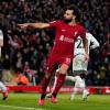 Liverpool-Stürmer Mohamed Salah bejubelt sein Tor zum 2:0.