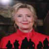Hillary Clinton erscheint beim Nominierungsparteitag der Demokratischen Partei in Philadelphia per Video auf einem Bildschirm.