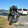 Der 24-jährige Motorradfahrer wurde bei dem Unfall schwer verletzt.