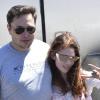 Elon Musk und die Sängerin Grimes 2018 in Kalifornien.