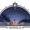 Goodles Doodle zum 105-jährigen Jahrestag der Amundsen-Expedition.