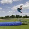 Wladislav Lang ist 12 Jahre alt. Seine Sportarten im TSV sind Judo und Schwimmen – aber auch ein Salto auf dem Trampolin ist kein Problem. 