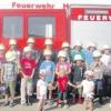 27 Kinder nahmen bei der Erkundungstour der Freiwilligen Feuerwehr in Holzheim teil und erlebten einen Tag lang das Gefühl, ein Feuerwehrmann zu sein. 