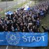 Sage und schreibe 1300 Anhänger des ERC Ingolstadt haben sich in zwei Sonderzügen auf den Weg nach Wolfsburg gemacht.