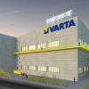 Varta baut eine neue Fabrik in Nördlingen. Abgebildet ist eine Skizze des zukünftigen Gebäudes. Varta-Chef Herbert Schein will die Erweiterung der Produktion noch schneller als geplant vorantreiben. Varta sieht sich einer enormen Nachfrage nach Knopfzellen-Batterien ausgesetzt. 	