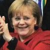 Angela Merkel während der WM beim Viertelfinalspiel Deutschland gegen Argentinien.