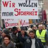 Russlanddeutsche demonstrierten 2016 in Villingen-Schwenningen für mehr Sicherheit in Deutschland. Auslöser war die angebliche Vergewaltigung eines 13-jährigen Mädchens.
