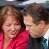 Uneinig über NPD-Verbotsverfahren: Justizministerin Sabine Leutheusser-Schnarrenberger (FDP) und Bundesinnenminister Hans-Peter Friedrich (CSU).