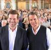 "Augsburger Allgemeine Live" im Kleinen Goldenen Saal mit Gregor Peter Schmitz und Markus Lanz.