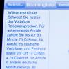Das ist bald vorbei: Eine SMS informiert über Roaming-Gebühren und Verbindungskosten in der Schweiz.