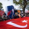 Bei "Maischberger" wird heute am 10.5. unter anderem über die Präsidentschaftswahl in der Türkei diskutiert. Im Bild: Anhnänger von  Präsident  Erdogan während einer Wahlkampfveranstaltung.