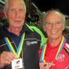 Wiederholungstäter: Josef Merk (rechts) von der SpVgg Westheim und Peter Kelb aus Hamburg gewannen erneut die Bronzemedaille bei den Senioren-Europameisterschaften. 	