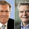Die beiden Kandidaten Gauck und Wulff.