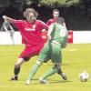 Im Juli 2009 standen sich der TSV Friedberg (rot, Michael Antony) und der FC Stätzling im Rahmen der Stadtmeisterschaft gegenüber.  