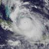 Hurrikan "Matthew" zieht auf diesem Satellitenfoto nördlich von Kuba auf Florida zu. Der Wirbelsturm wurde auf die Kategorie 4 hochgestuft.
