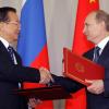 Russlands Ministerpräsident Putin ist zu Gesprächen nach China gereist. Hier bei einem Treffen mit Amtskollege Wen Jiabao im Vorjahr.