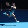 Es war noch nicht ihr bestes Tennis, das Angelique Kerber in der zweiten Runde der Australian Open zeigte. Trotzdem reichte das für einen ungefährdeten Sieg. 	