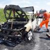 Ein Auto ist auf der Autobahn 8 bei Oberelchingen ausgebrannt. Es gab Staus und Behinderungen.