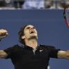 Roger Federer hat es nach einem Fünf-Satz-Krimi geschafft: Er steht im Halbfinale der US Open.