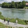 An dieser Stelle an der Von-Kühlmann-Straße in Landsberg soll einmal der Lechsteg gebaut werden.